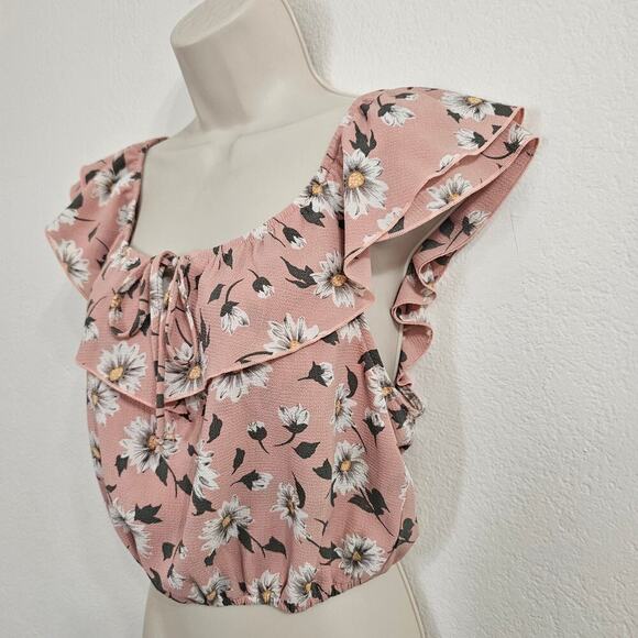 SHOW ME YOUR MUMU Darla Top in Pink Size L - Picture 4 of 11
